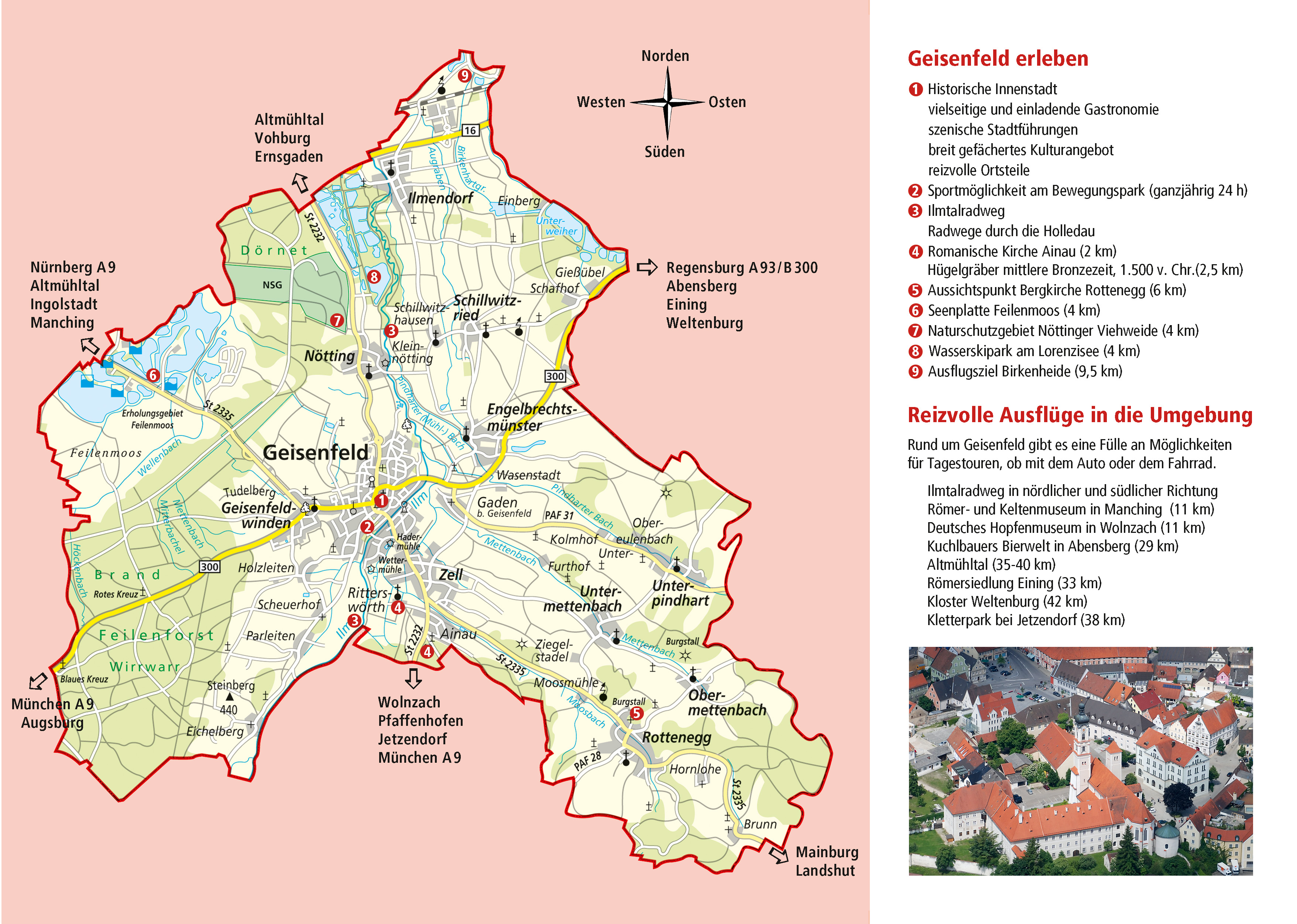 Grossansicht in neuem Fenster: Geisenfeld erleben und reizvolle Ausflüge in die Umgebung