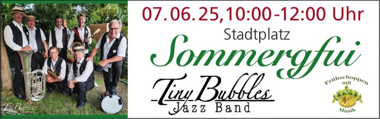 Banner Tiny Bubbles