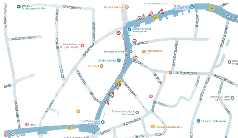 Lageplan Nachtbaustelle