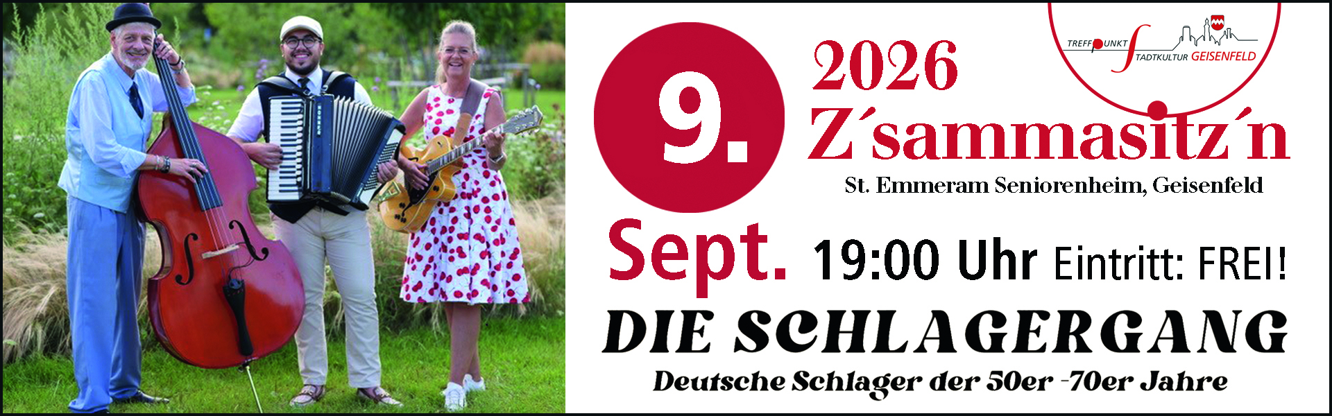 Z'sammasitz'n mit Schlagergang
