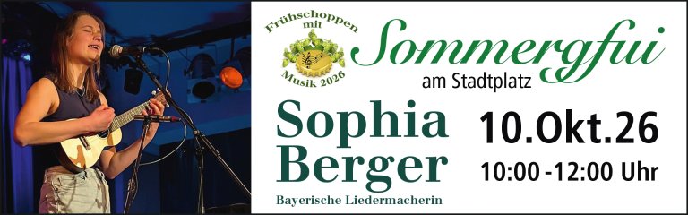 Sommergfui Sophia Berger