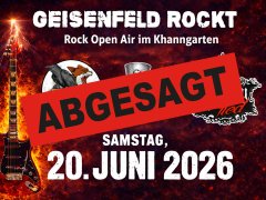 Geisenfeld rockt abgesagt Geisenfeld rockt abgesagt