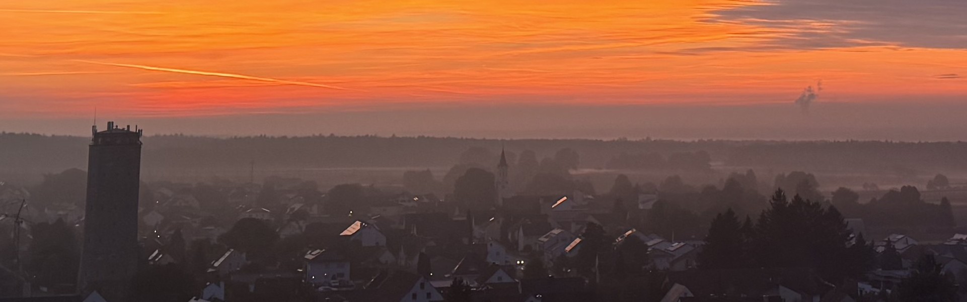 Banner Sonnenuntergang